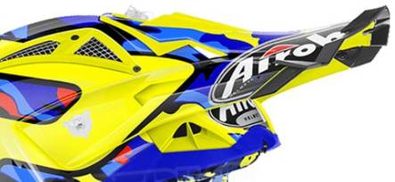 Airoh Aviator Junior Lippa Tc16 kiiltävä - Varaosat - 571-4240 - 2