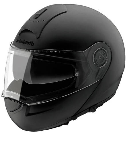 Schuberth kypärä, C3 matta musta - Avattavat - 51-9001-00 - 1