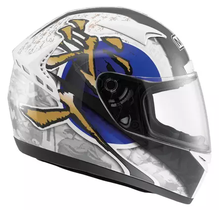 AGV kypärä M13 Ronin white/blue - Umpikypärät - 60-1351-0 - 1