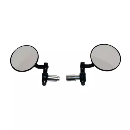 Bar End Mirrors Pair Black - Peilit - 30-3300 - 1