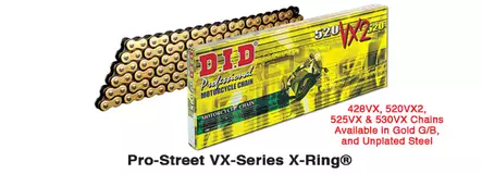 *D.I.D 530VX G&B Ketjurulla 100ft sis. 20kpl FJ - Ketjut - 283-530041-1920 - 3