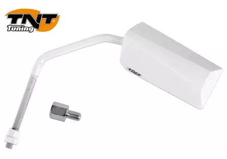 TNT Peili, F-11 EVO, Valkoinen, Oikea / Vasen, M8 oikea ( M8 vasen) - Peilit - 306-4920-10 - 1