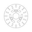Brembo Serie Oro jarrulevy - Jarrulevyt - 232-68B40710 - 1