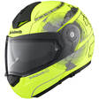 Schuberth kypärä, C3 PRO Flue Yellow Europe - Avattavat - 51-1503-0 - 1