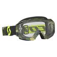Scott Goggle Hustle MX grey/fluo yellow clear works - Hanskat - 620-0403-10 - 1