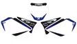 Blackbird Graphic numeropohjat valk YZ125/250 02-14 - Muut tarrat - 381-620710 - 1