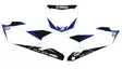 Blackbird Graphic numeropohjat valk YZF250/450 14-15 - Muut tarrat - 381-621110 - 1