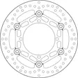Brembo Serie Oro jarrulevy kelluva - Jarrulevyt - 232-78B40810 - 2