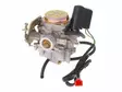 Kaasutin, 18mm, Metallikansi, Kiina-skootterit 4-T 50cc / Kymco 4-T / SYM 4-T - Kaasuttimet ja osat - 302-0350 - 1