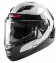 *LS2 FF320 Lunar Kypärä valk./musta XS - Umpikypärät - 636-103202102-0 - 1