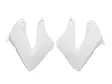 Tec-X Imanohjaimet, Valkoinen, Derbi Senda R X-Treme 03-10, SM X-Treme 02-10 - Ilmanohjaimet - 306-4951-10 - 3