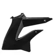 TNT Ilmanohjain, Vasen, Musta, Derbi Senda R, SM 10-17 / Gilera RCR,SMT 10-17 - Ilmanohjaimet - 306-4961-0 - 2