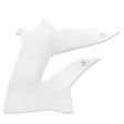 TNT Ilmanohjain, Vasen, Valkoinen, Derbi Senda R, SM 10-17 / Gilera RCR,SMT 10-1 - Ilmanohjaimet - 306-4961-10 - 2