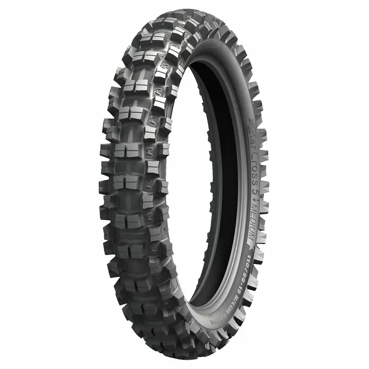 90/100-14 49M, MICHELIN TT StarCross 5 Medium, Taka - Renkaat - 649440 - 2