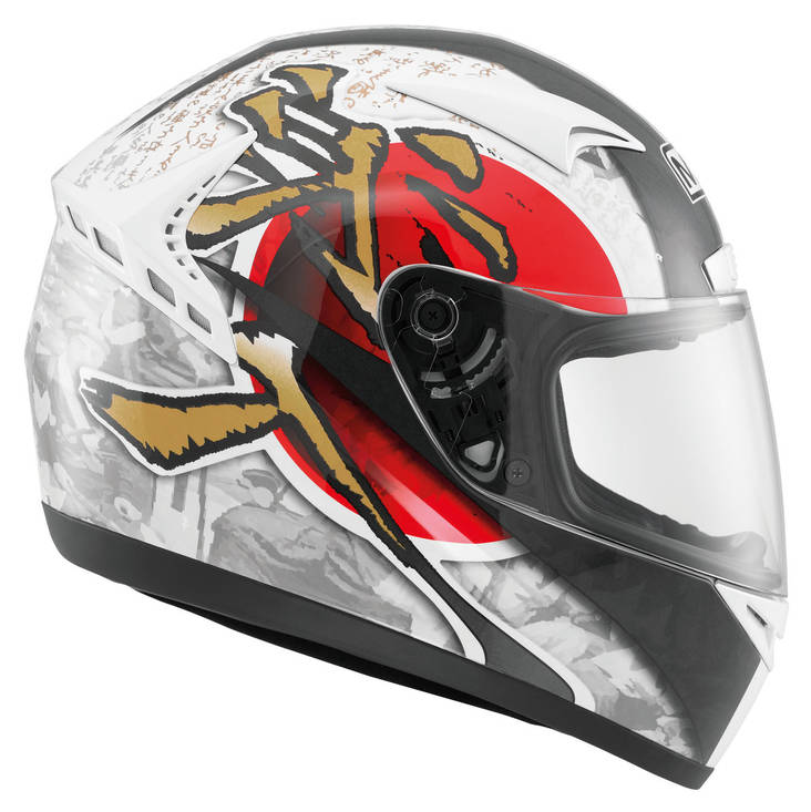 AGV kypärä M13 Ronin white/red - Umpikypärät - 60-1352-0 - 1