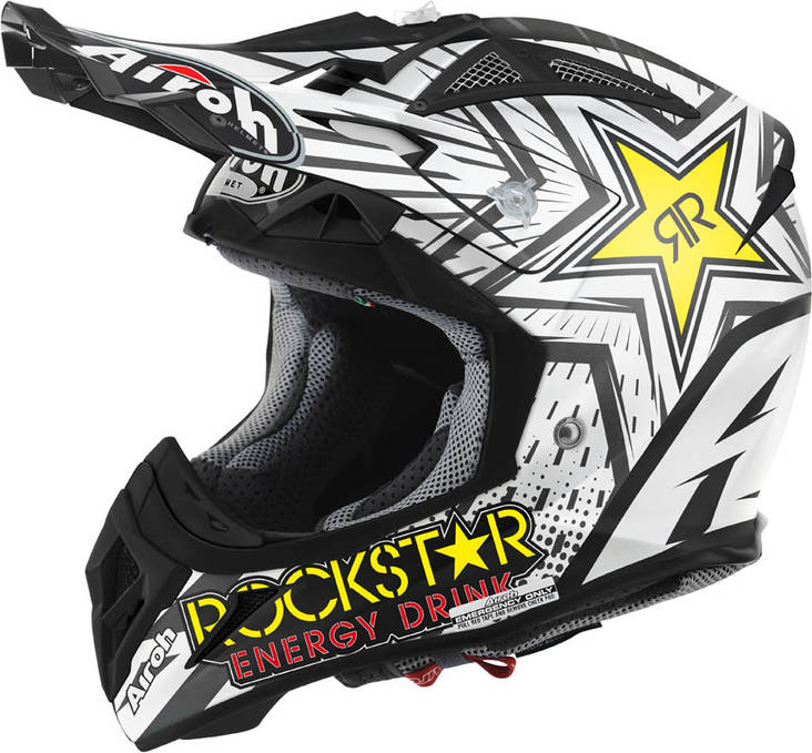 Airoh Aviator 2.2 Rockstar 2016 matta - Crossikypärät - 57-6003-0 - 1