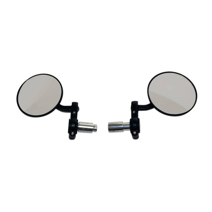 Bar End Mirrors Pair Black - Peilit - 30-3300 - 1