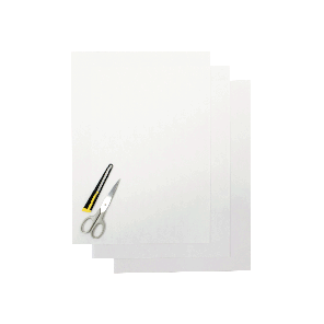 Blackbird Numerokilven tarra-arkki kirkas 47x33cm (3kpl) - Tarra-arkit - 381-505180 - 1