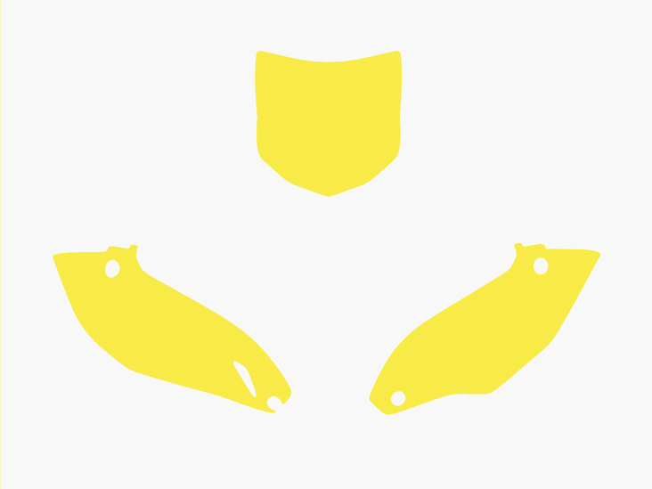 Blackbird numeropohjat kelt. KX-F 450 12 - Muut tarrat - 381-341640 - 1