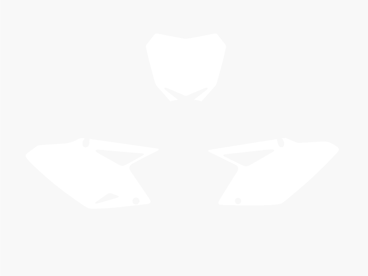 Blackbird numeropohjat valkoinen RMZ450 08-15 - Muut tarrat - 381-331610 - 1