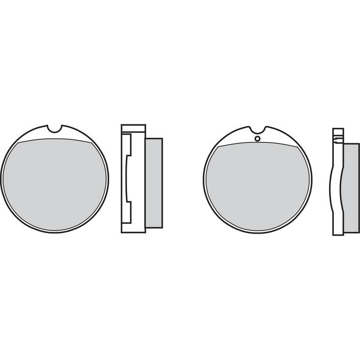 Brembo Jarrupalat Carbon-Ceramic - Jarrupalat - 231-HO0130 - 1