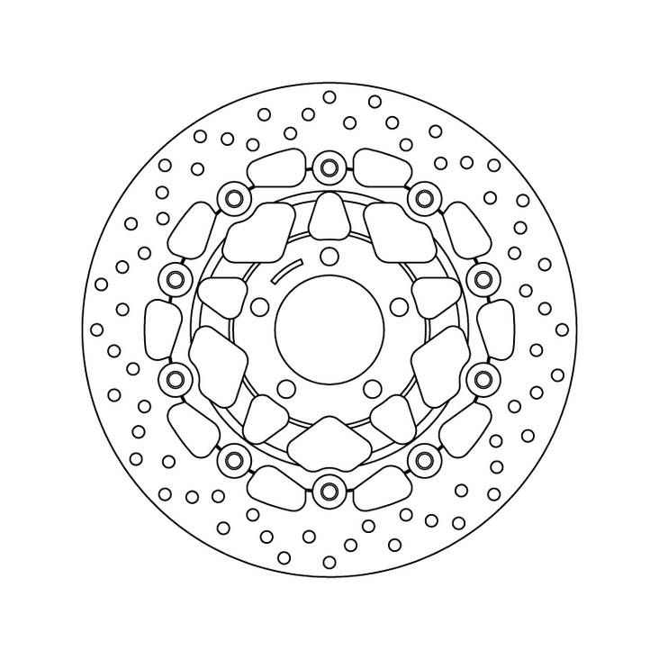Brembo Serie Oro jarrulevy kelluva - Jarrulevyt - 232-78B40820 - 1