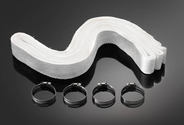 Highway Hawk EXH. WRAP HEAT RESIST. white 15MTR - Tarvikkeet ja varaosat - 561-65-100 - 1