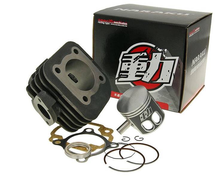 Naraku Sylinterisarja, 70cc, Minarelli Vaaka ilmajäähdytys - Sylinterit ja kannet - 301-1106-70 - 1