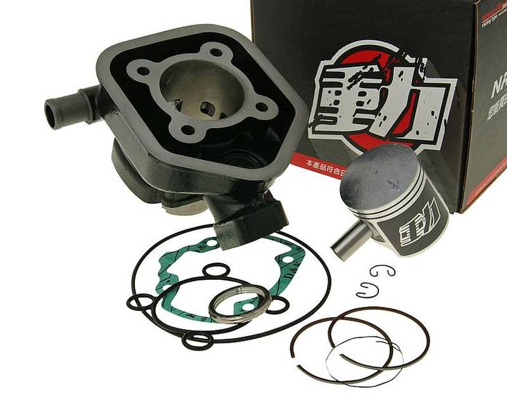 Naraku Sylinterisarja, 70cc, Peugeot Pysty nestejäähdytys - Sylinterit ja kannet - 301-1116-70 - 1