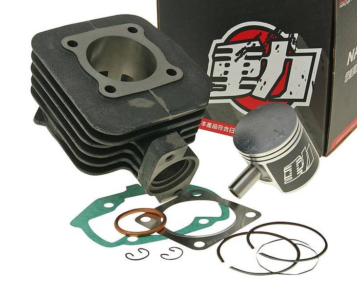 Naraku Sylinterisarja, 70cc, Peugeot Vaaka ilmajäähdytys - Sylinterit ja kannet - 301-1117-70 - 1