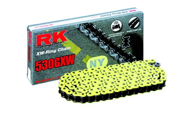 RK NY530GXW XW-rengasketju Keltainen +CLF(Niittil.) - Ketjut - 282-530307-120 - 1