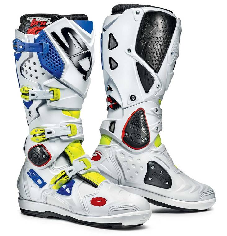 SIDI CROSSFIRE 2 SRS MX saapas Kelta/Valko/Sini 40 - Kengät - 655-6010-40 - 1