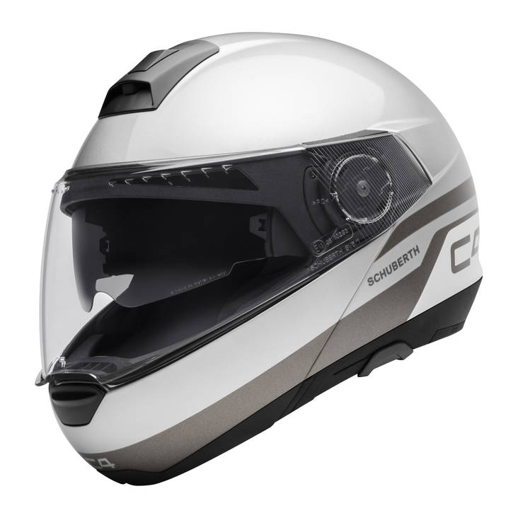 Schuberth Kypärä C4 Pulse hopea - Avattavat - 51-1724-0 - 1