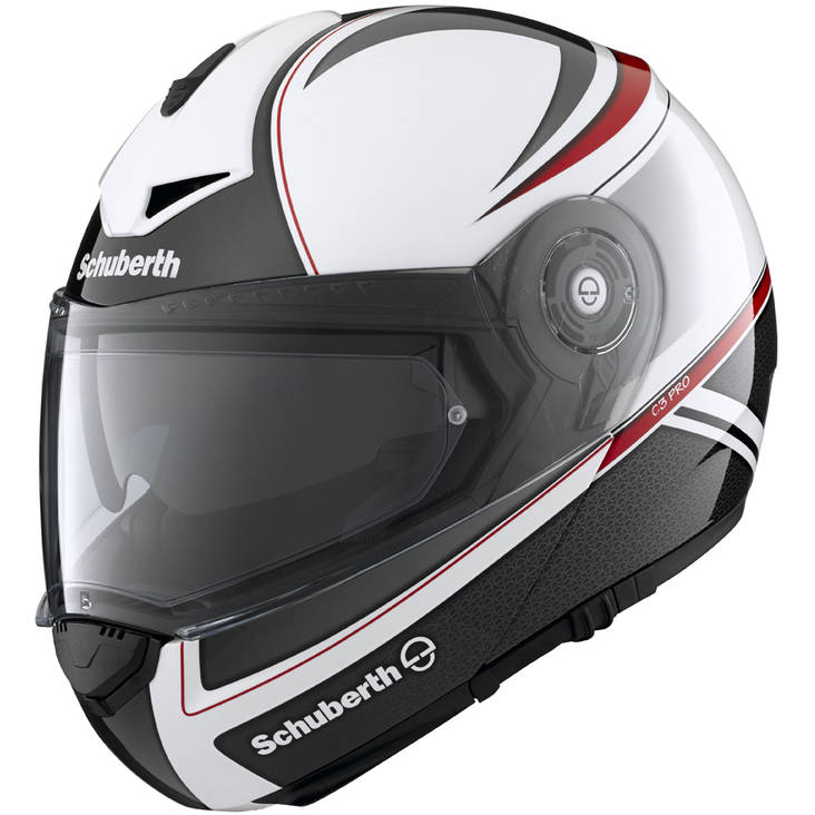 Schuberth kypärä, C3 PRO Classic Red XS 52/53 - Avattavat - 51-1504-0 - 1