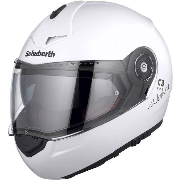 Schuberth kypärä, C3 PRO lady glossy white XS 52/53 - Avattavat - 51-1509-0 - 1