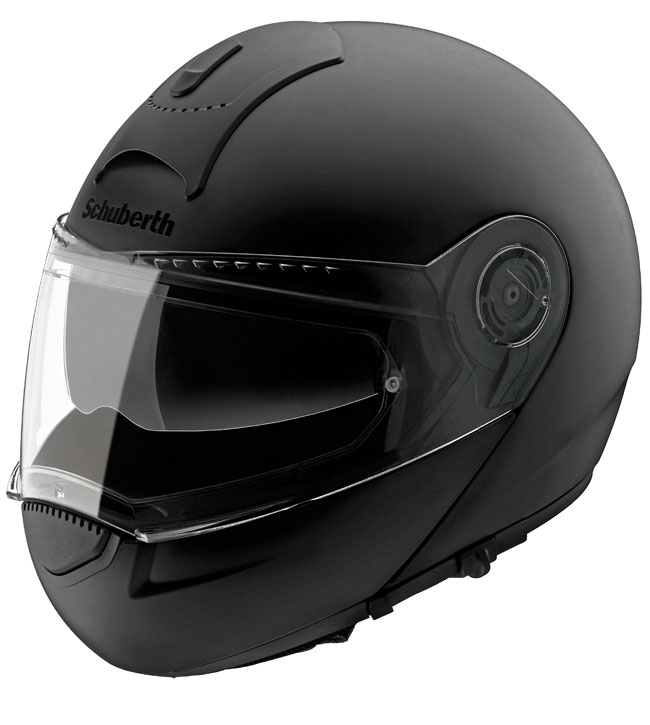 Schuberth kypärä, C3 matta musta - Avattavat - 51-9001-00 - 1