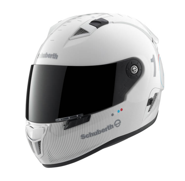 Schuberth kypärä, SR1 techno-valkoinen XS 52/53 - Avattavat - 51-1141-0 - 1