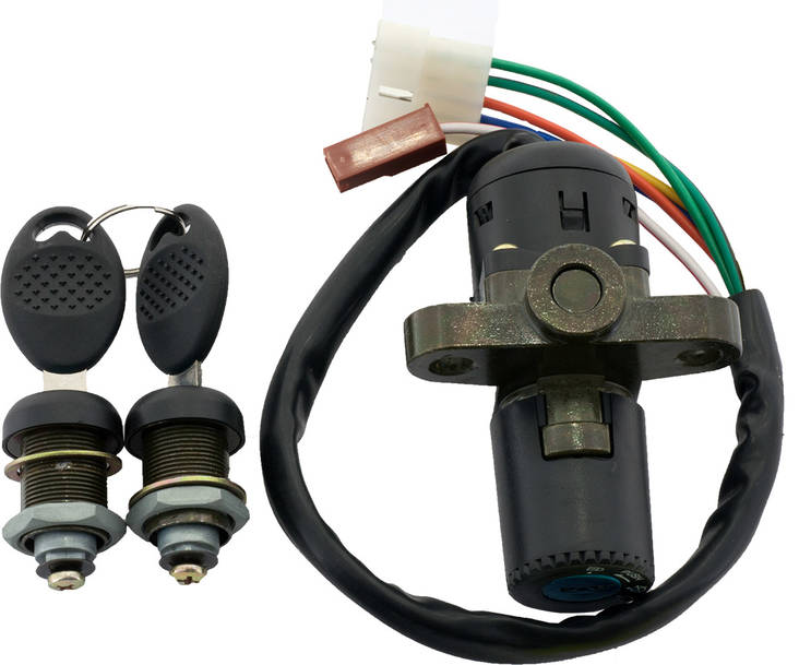 Virtalukko & Lukkosarja, Derbi -05 / Gilera -05 / MH -12 / Rieju 98- , 50cc 6-v - Virtalukot ja lukkosarjat - 307-4050 - 1