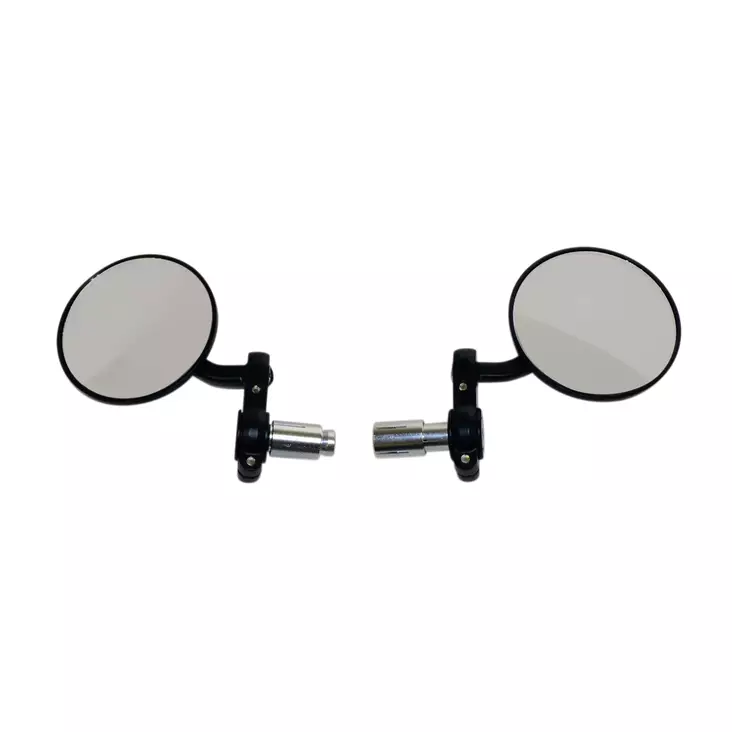 Bar End Mirrors Pair Black - Peilit - 30-3300 - 1