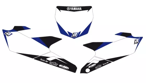 Blackbird Graphic numeropohjat valk YZF250/450 14-15 - Muut tarrat - 381-621110 - 1