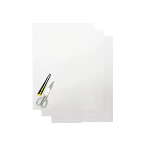 Blackbird Numerokilven tarra-arkki kirkas 47x33cm (3kpl) - Tarra-arkit - 381-505180 - 1