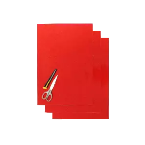 Blackbird Numerokilven tarra-arkki punainen 47x33cm (3kpl) - Tarra-arkit - 381-505160 - 1