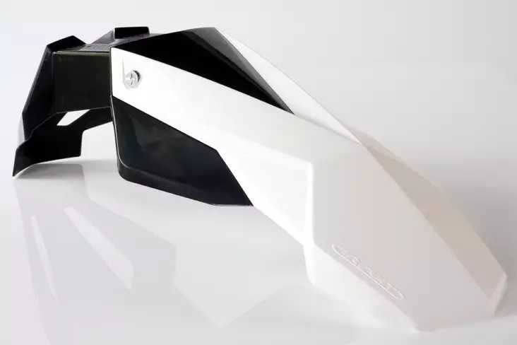 Circuit Universal Supermoto etulokari STEALTH musta/valkoinen - Lokasuojat - 180-1201-0 - 1