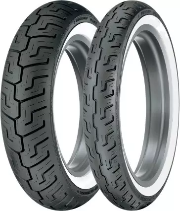Dunlop D401 WWW 150/80B16 71H TL Re. Harley-Davidson (Wide Whitewall) - Renkaat - 544-630190 - 1