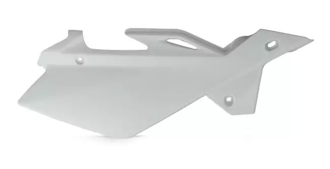 Polisport Side Panels TC125, FC250/350/450 2016-18 white - Sivunumerokilvet - 175-0658-10 - 3