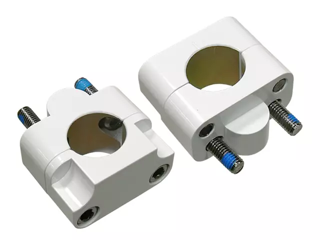 Psychic Kiinnikkeet 28,6mm White - Ohjaustangot ja tarvikkeet - 38-0033-10 - 2
