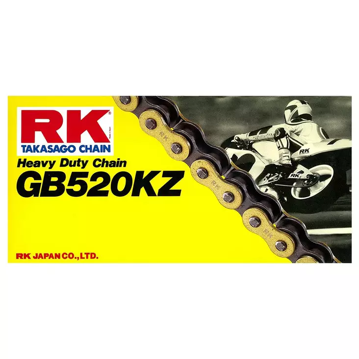 RK GB520KZ Vahvistettu ketju +CL (Jousil.) - Ketjut - 282-520120-120 - 1