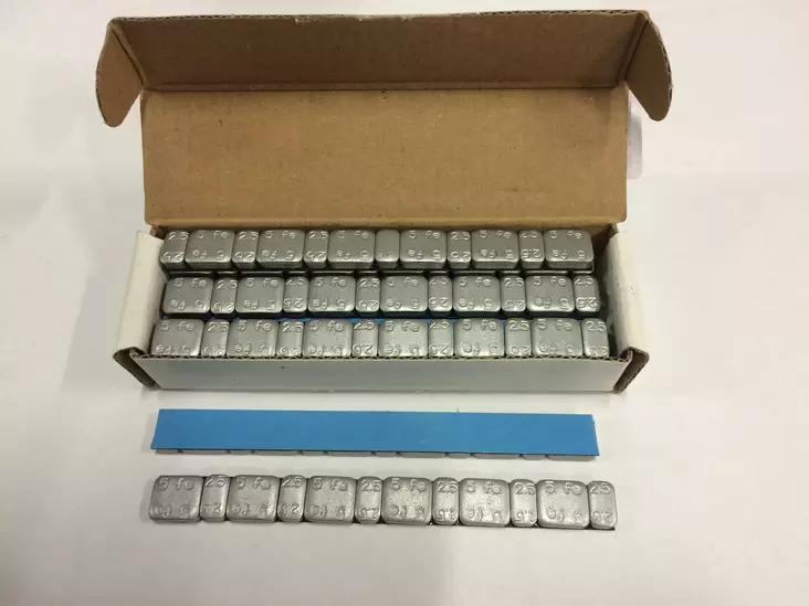 TAS.PAINO 6x2.5gr + 6x5gr (15kpl) Kork. 5mm Lev.12.2mm (FE) - Vannetarvikkkeet - 34-2702-60 - 1