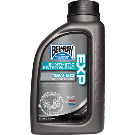 Bel-Ray EXP 15W-50 Synthetic Ester Blend 4T Engine Oil 1L - 4-T öljyt - 55-804-001 - 1