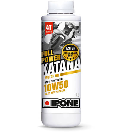 Ipone Full Power Katana 10W50 100% synt. 1L - 4-T öljyt - 55-126-1 - 1
